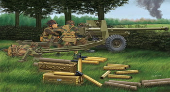 1/35 OQF 6 PDR Anti-Tank Mk.IV on Carriage MK.III(Airborna) With Crew