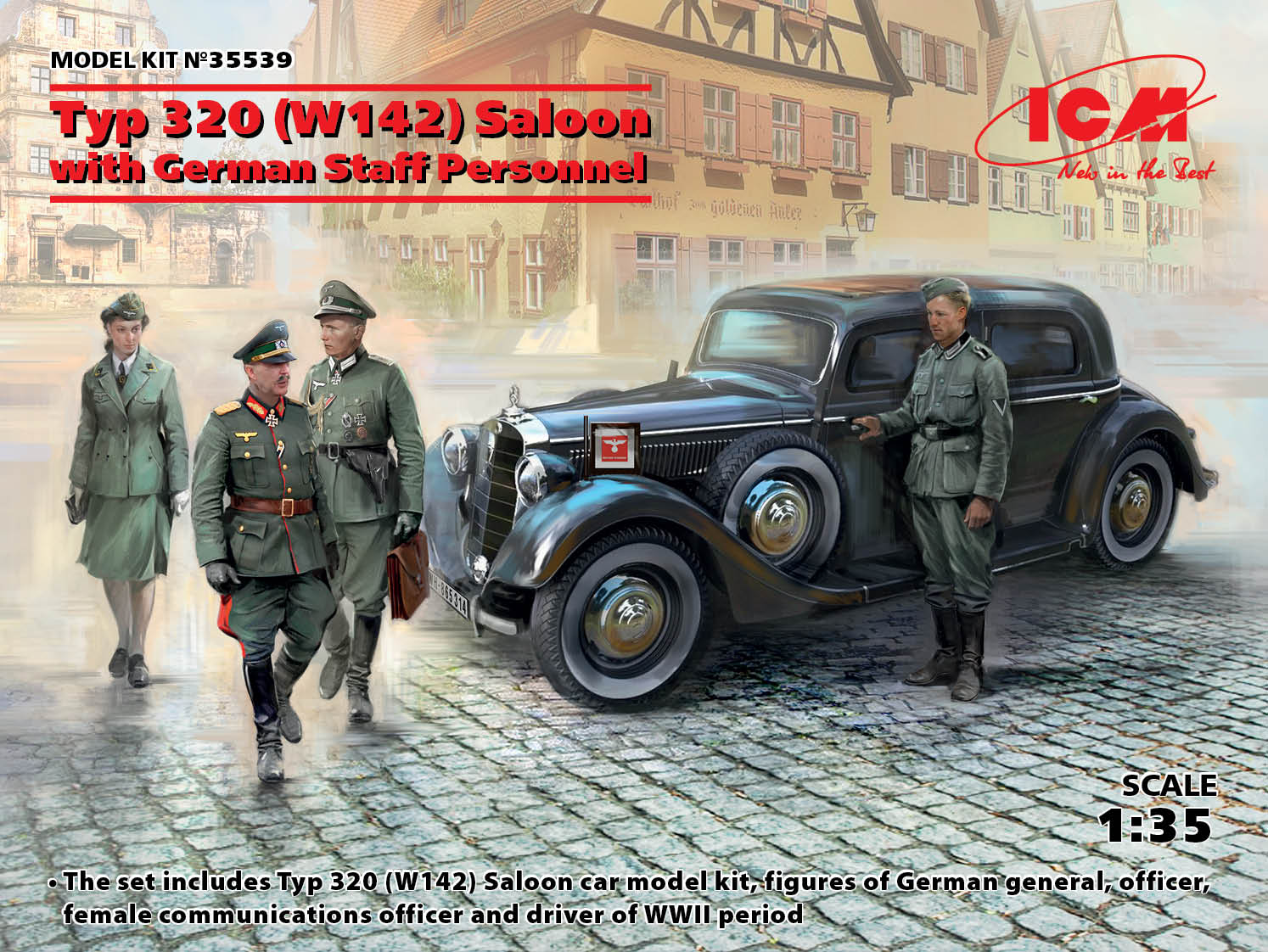 1/35 Typ 320 W142Saloon with German Staff Personnel
