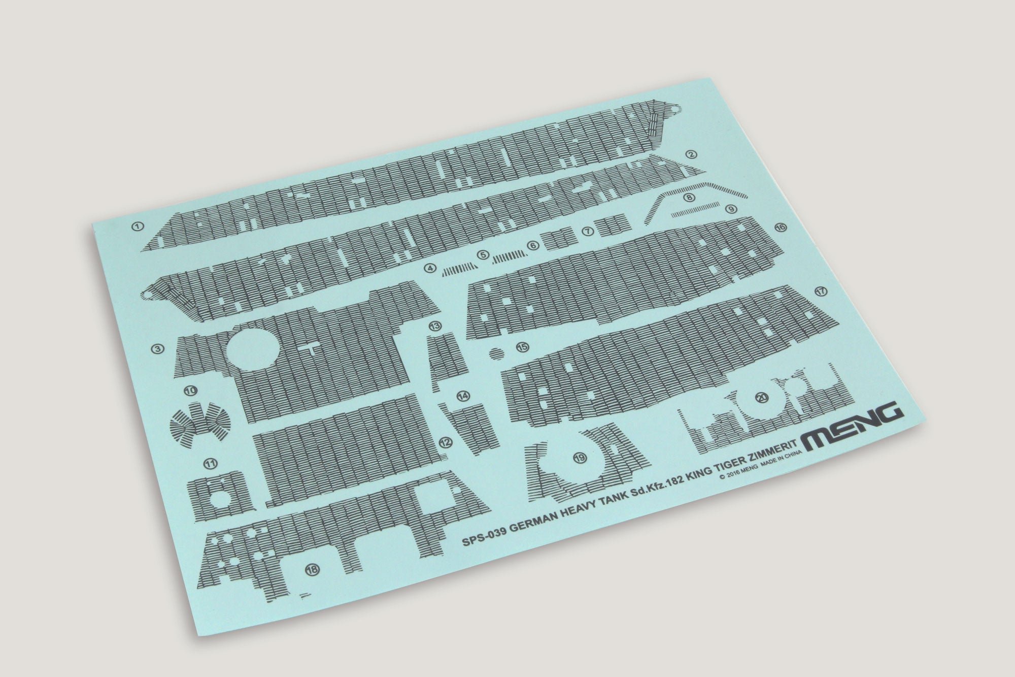 1/35 German Heavy Tank Sd.Kfz.182 King Tiger Zimmerit Decal