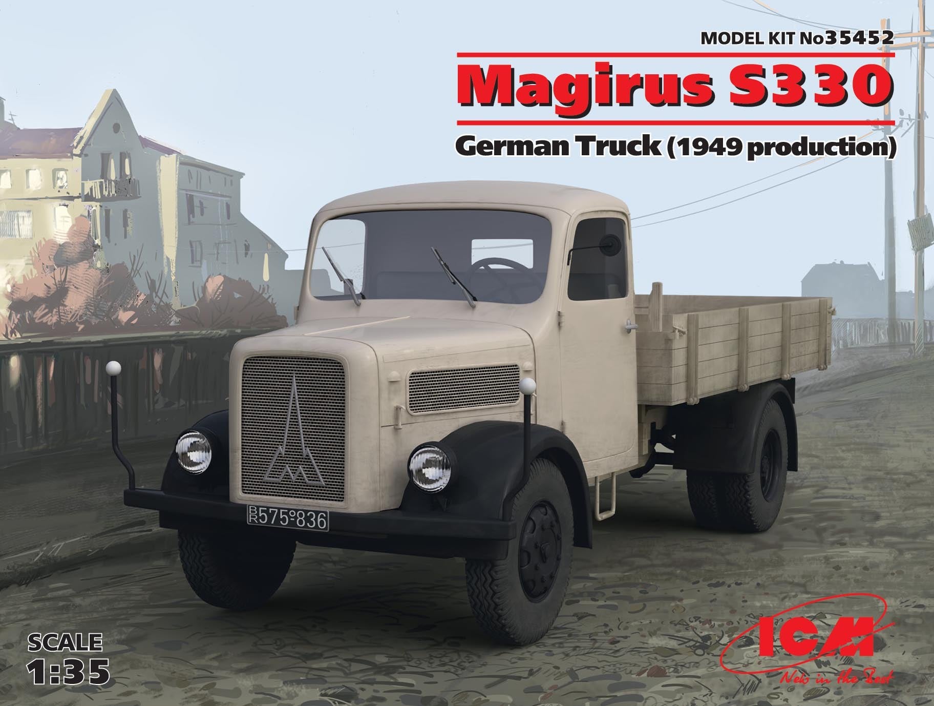 1/35 Magirus S330 German Truck (1949 production) (100% new molds)