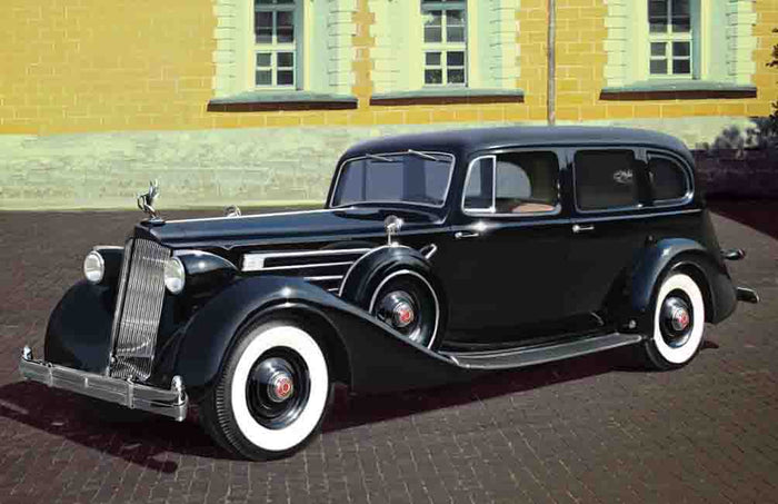 1/35 Packard Twelve Model 1936WWII Soviet Leaders Car with Passengers 5