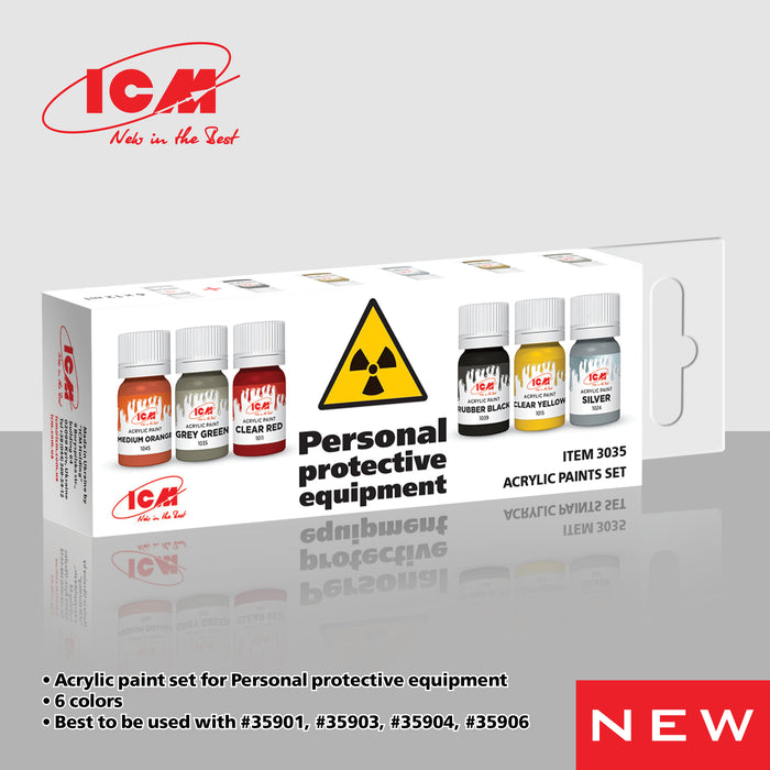 ACRYLIC SETS Personal protective equipment (6 bottles x 12 ml)