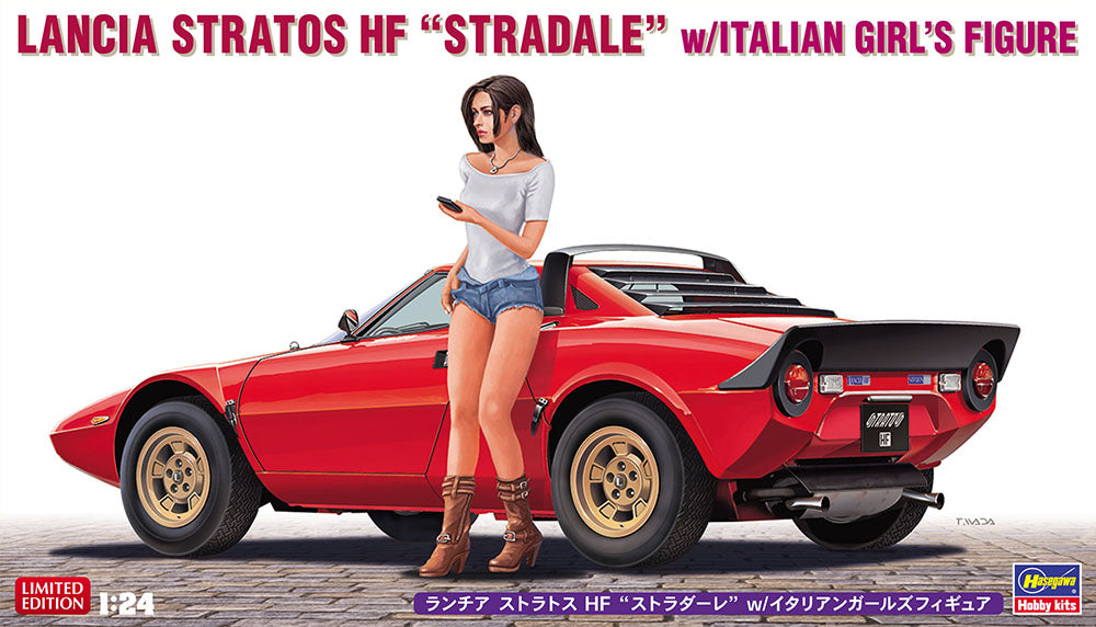 1/24 Lancia Stratos HF "Stradale" with Italian Girl's Figure