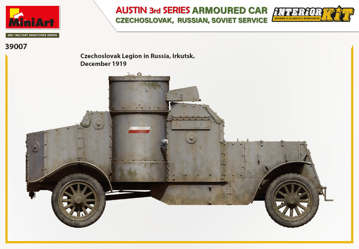 1/35 Austin Armoured Car 3rd Series: Czechoslovak, Russian, Soviet Service