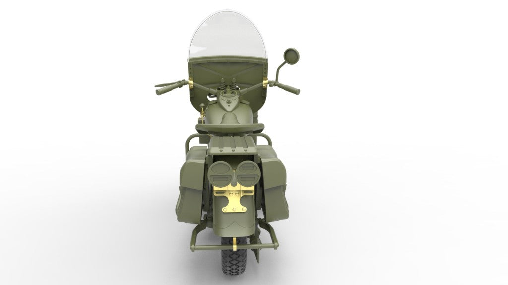 1/35 U.S. MILITARY POLICEMAN W/MOTORCYCLE
