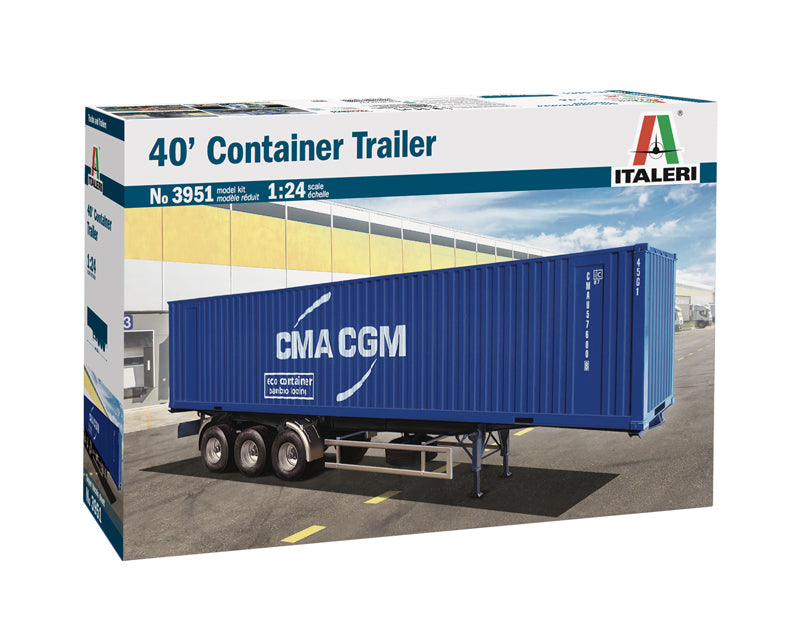 1/24 40' Container Trailer