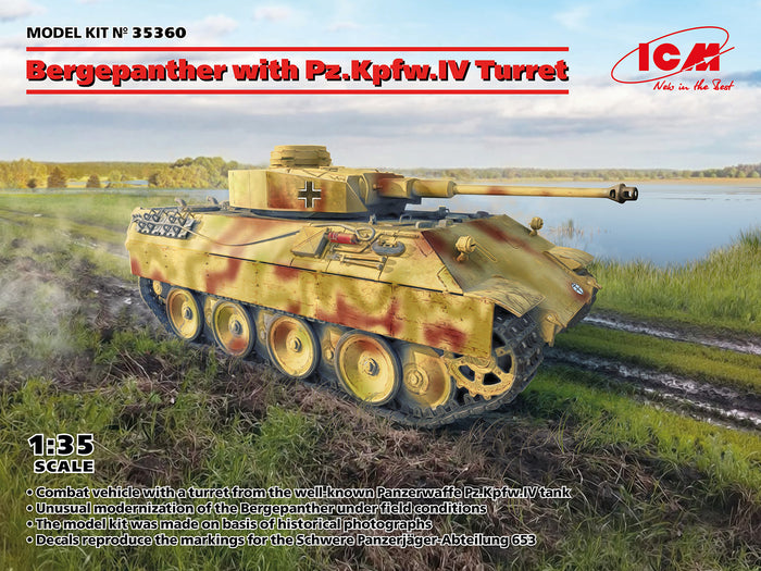 1/35 Bergepanther with Pz.Kpfw.IV Turret