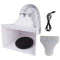 PORTABLE AIRBRUSH SPRAY BOOTH SPRAYING BOX WITH SUCTION BD-515