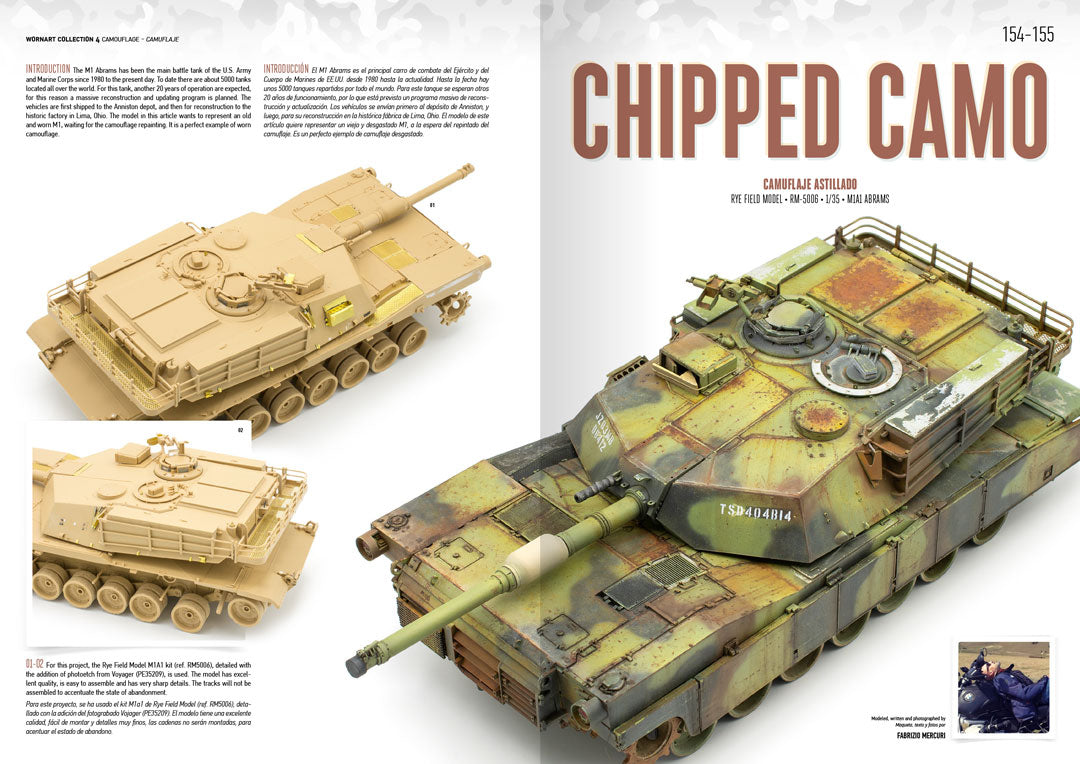 Worn Art Collection 04 Camouflage from WWI to Sci-Fi models - Bilingual