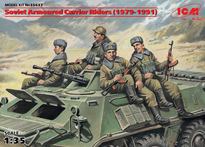 1/35 Soviet Armored Carrier Riders 1979-19914 figures