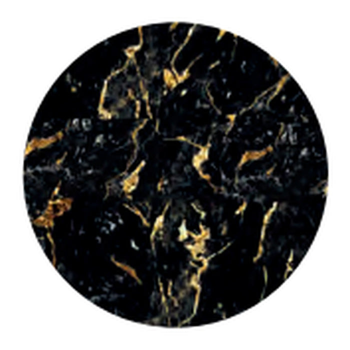 Black Marble. Round Die-cut for Bases for Wargames ? 2 pcs.