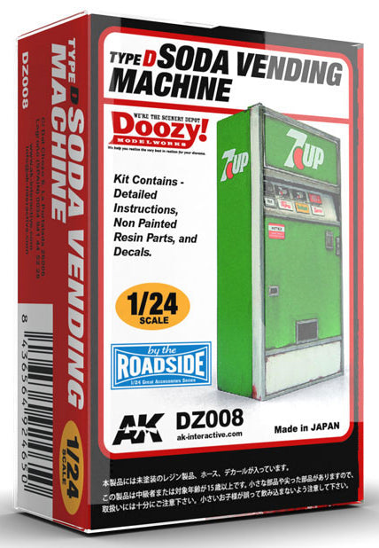 DOOZY! 1/24 SODA VENDING MACHINE / TYPE D - 7 UP