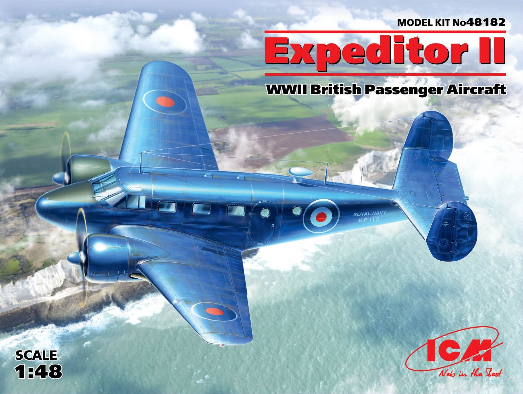 1/48 Expeditor II, WWII British Passenger Aircraft