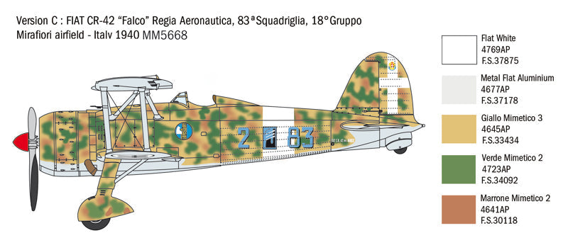1/48 Fiat CR.42 Falco "Battle of Britains 80th Anniversary"