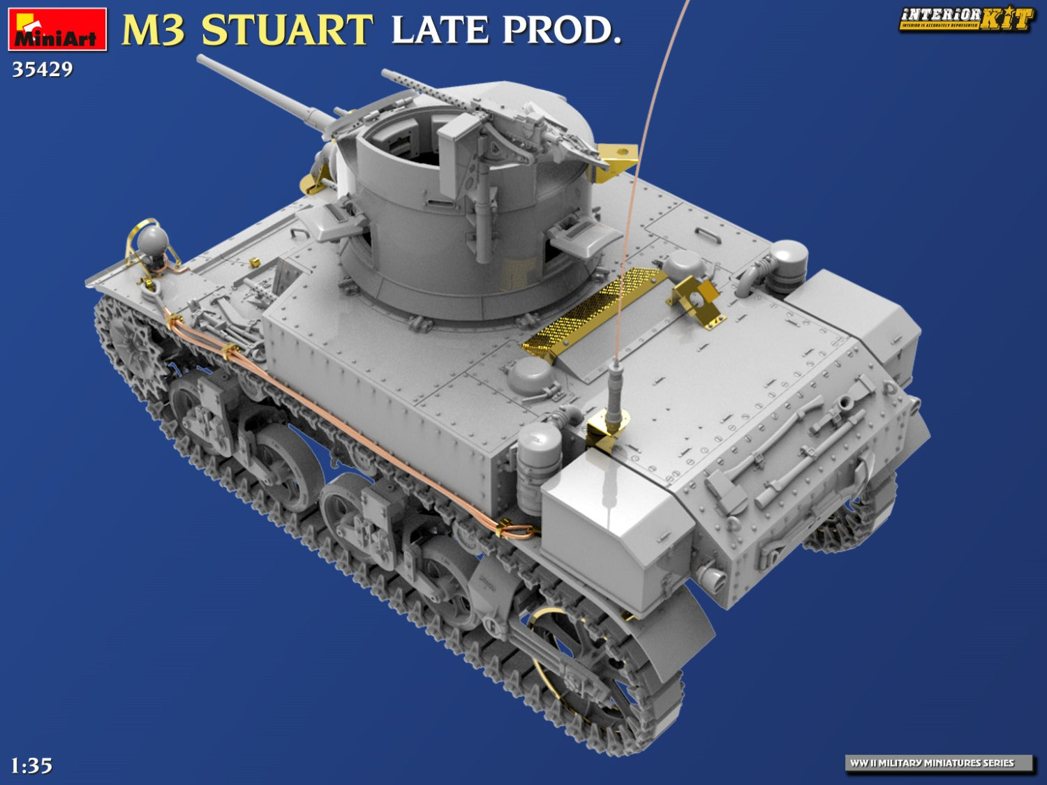 1/35 M3 Stuart Late Prod. Interior Kit