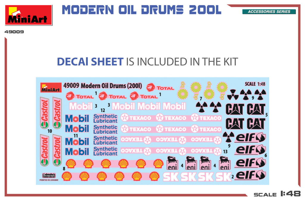 1/48 Modern Oil Drums (200l)