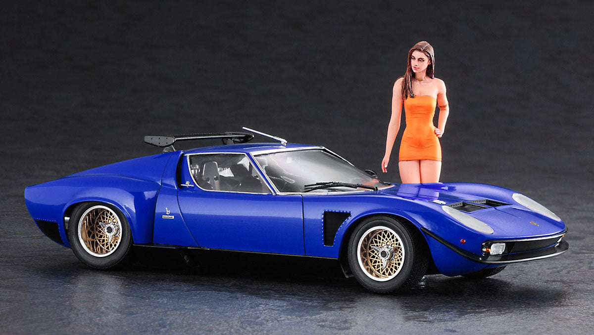 1/24 Lamborghini Jota SVR with Italian Girl's Figure