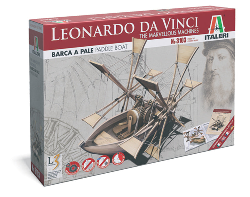 Macchine di Leonardo Da Vinci: Barca a Pale