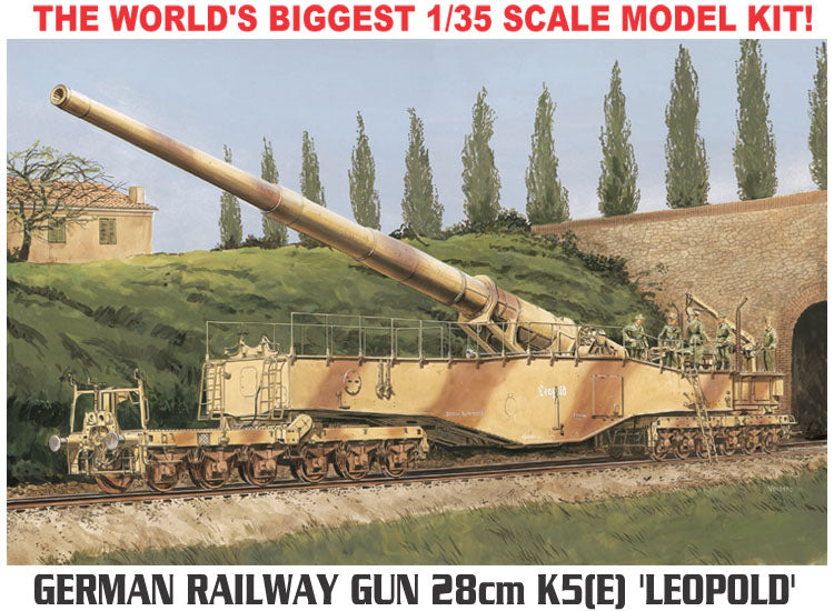 1/35 German Railway Gun 28cm K5(E) 'Leopold'