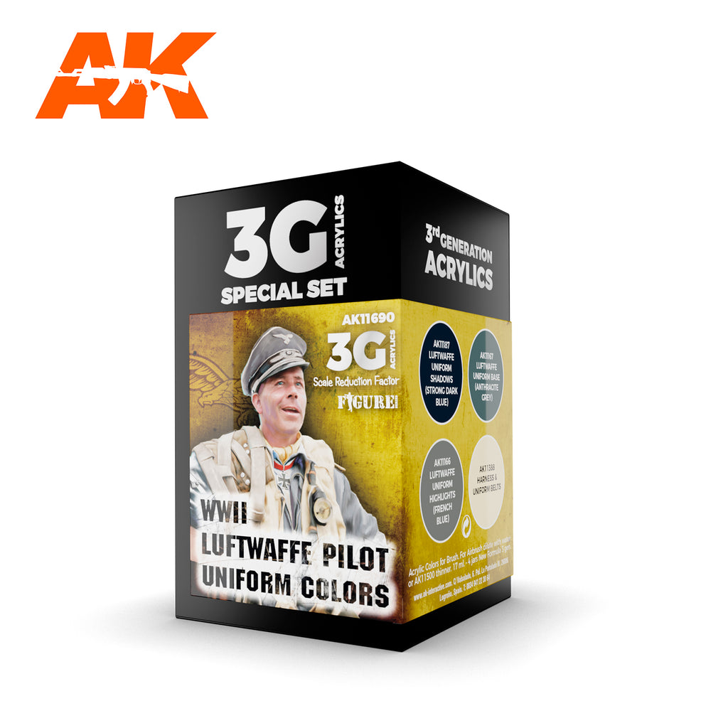 WWII Luftwaffe Uniform Colors SET 3G
