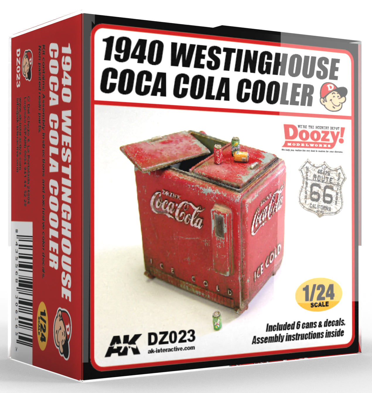 DOOZY! 1/24 1940 WESTINGHOUSE COCA COLA COOLER