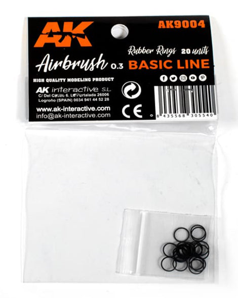 Rubber Rings - 20 units (Airbrush Basic Line 0.3)