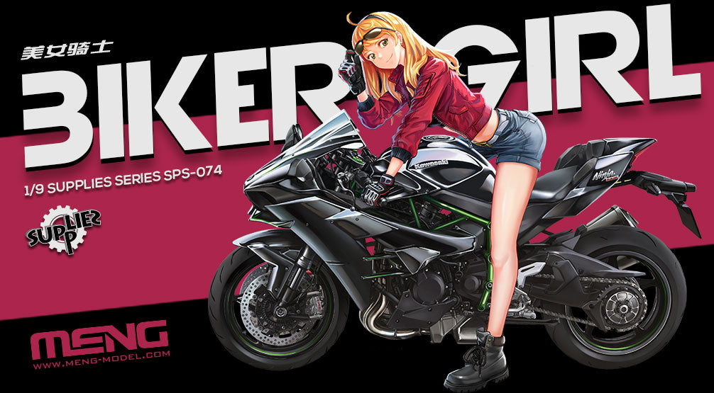 1/9 Biker Girl Resin