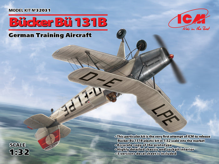 1/32 Bücker Bü 131B German Training Aircraft