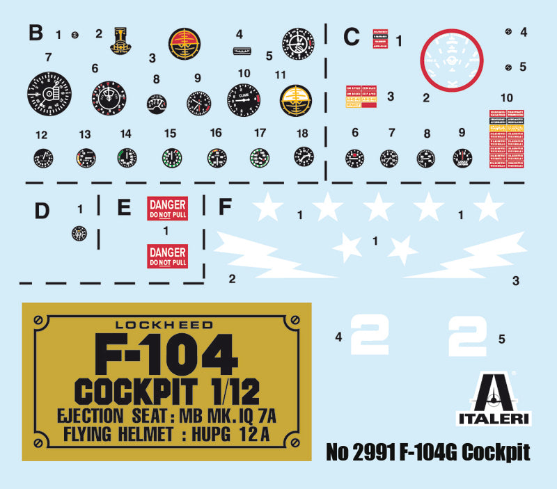 1/12 F-104G Cockpit