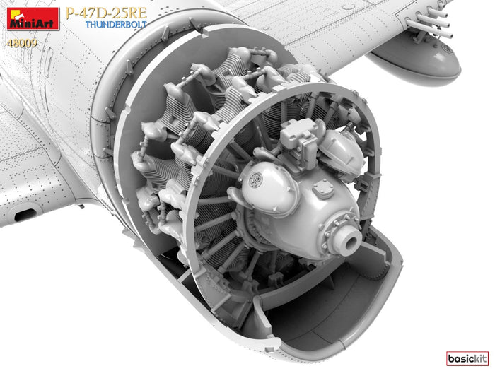 1/48 P-47D-25RE Thunderbolt. Basic Kit