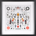 Quadro Moto Honda Repsol 2006