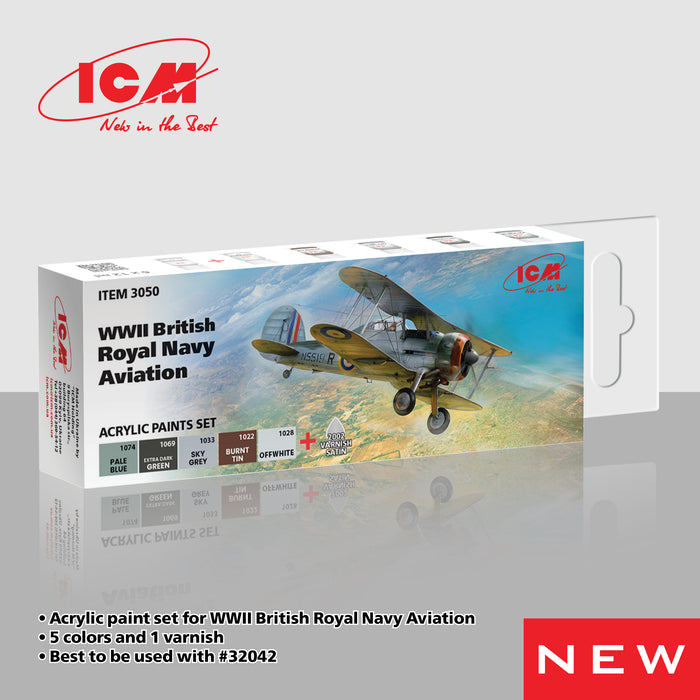 ACRYLIC SETS WWII British Naval Aviation (6 bottles x 12 ml)
