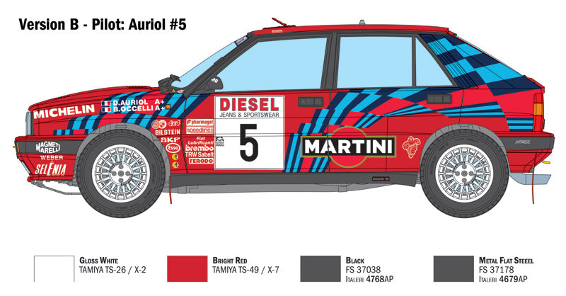 1/12 Lancia Delta 16V HF Integrale Sanremo 1989