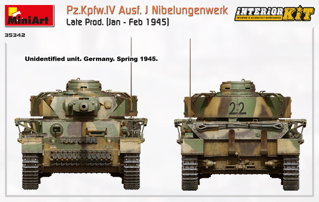 1/35 Pz.Kpfw.IV Ausf. J Nibelungenwerk Late Prod. (Jan - Feb 1945)