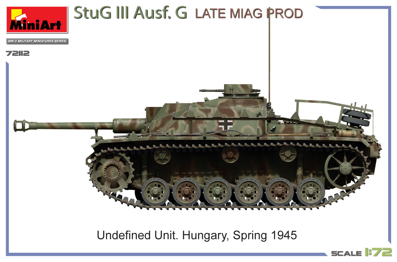 1/72 StuG III Ausf. G  Late Miag Prod.