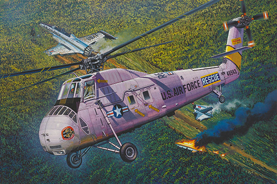 1/48 HH-34J USAF Combat Rescue - Re-Edition