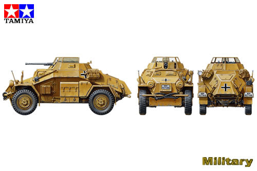 1/35 German Armored CAr Sd.Kfz.222 North African Campaign
