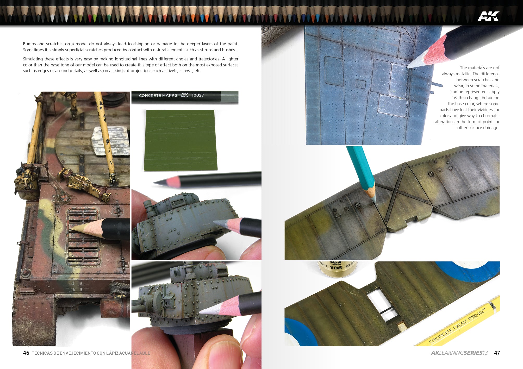 AK Learning 13 Weathering Pencil Techniques English