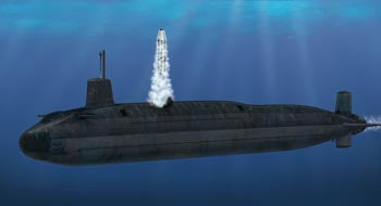 1/350 HMS-28'Vanguard'SSBN Submarine