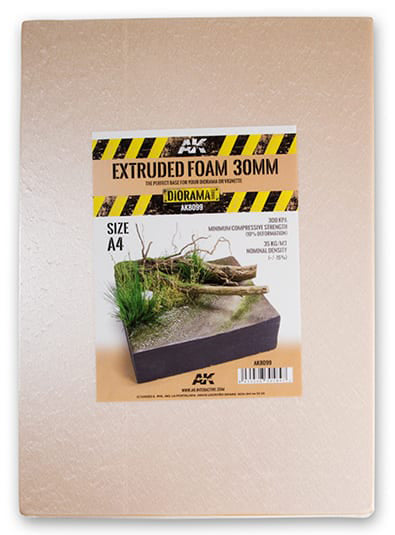 Extruded Foam 30 mm A4 Size