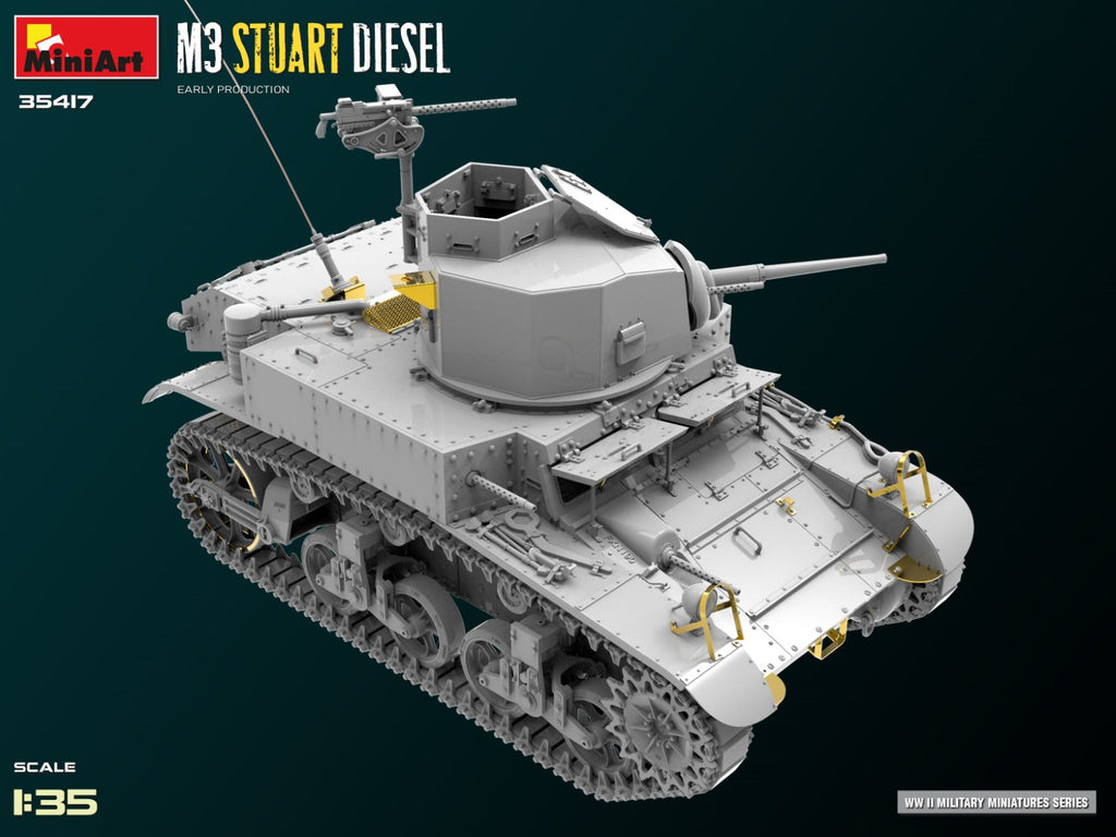1/35 M3 Stuart Diesel Early Production