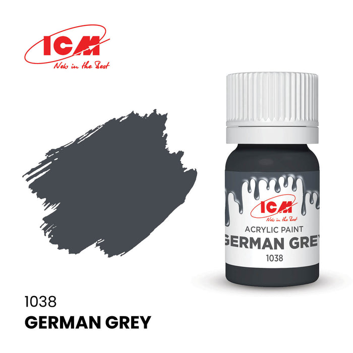 ACRYLIC PAINT German Grey 12 ml