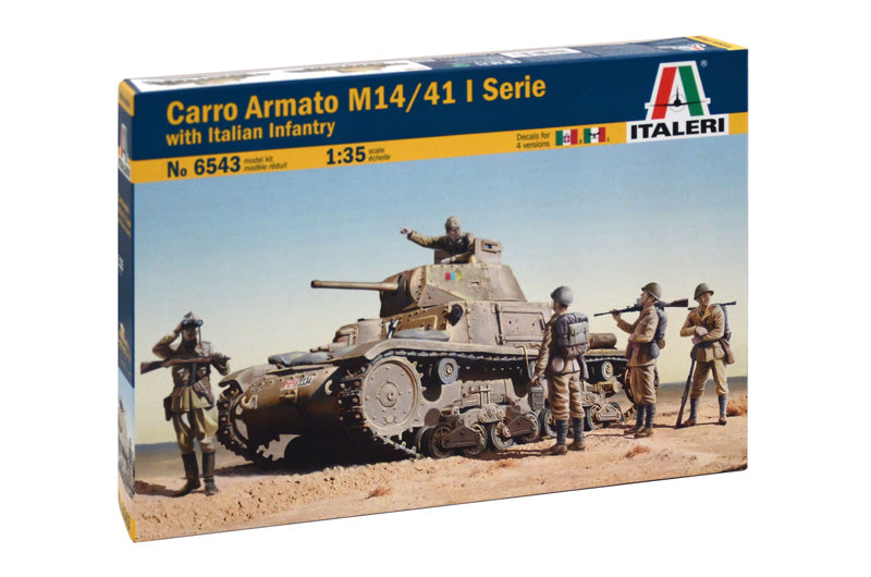 1/35 Carro Armato M14/41 I Serie with Italian Infantry