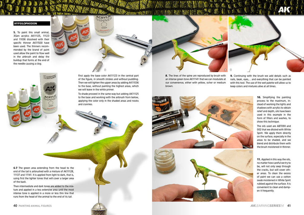 AK Learning 14 Painting Animal Figures English