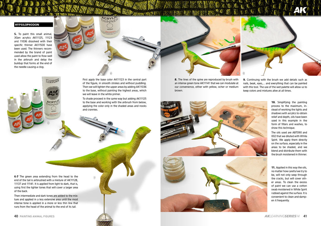AK Learning 14 Painting Animal Figures English