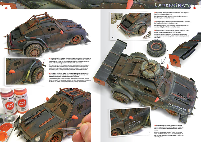 Doomsday Chariots: Modelando Vehiculos Post Apocalipticos - Bilingual
