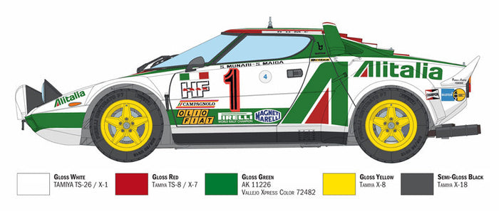 1/12 Lancia Stratos HF Gr.4 Montecarlo 1977