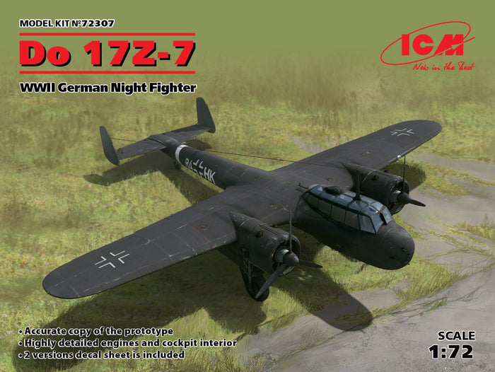 1/72 Do 17Z-7 WWII German Night Fighter