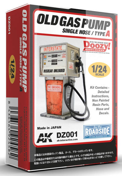 DOOZY! 1/24 OLD GAS PUMP SINGLE HOSE / TYPE A