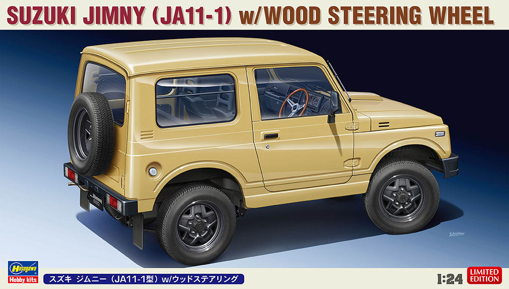 1/24 Suzuki Jimny JA11-1 with Wood Steering Wheel